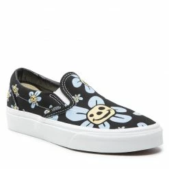 Plimsolls VANS - Classic Sip-On VN0A5JMHY231 Trippy Grin Floral Black