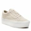 Plimsolls VANS - Old Skool Stac VN0A7Q5MIVR1 Micro Weave Ivory -Carinii Sales 01 0000301040002 swa 1