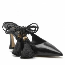 Sandals TORY BURCH - Capri Wrap Pump 137549 Perfect Black 006