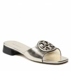 Slides TORY BURCH - Bombe Miller Slide 137097 Spark Gold 723