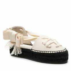 Espadrilles TORY BURCH - Woven Bouble T Espadrille 282 Natural/Natural
