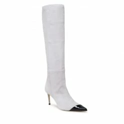 Knee High Boots CUSTOMMADE - Alia Suede 999607063 Light Grey 903