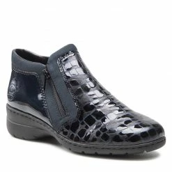 Botki RIEKER - L4382-14 Blau