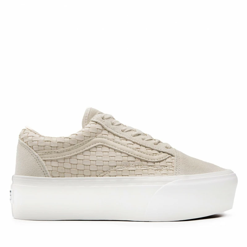 Plimsolls VANS - Old Skool Stac VN0A7Q5MIVR1 Micro Weave Ivory 4 Plimsolls VANS - Old Skool Stac VN0A7Q5MIVR1 Micro Weave Ivory - Image 2