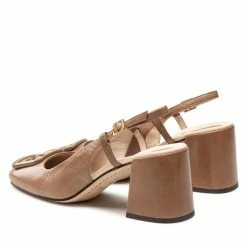 Sandals TORY BURCH - Georgia Slingback 70Mm 136335 Almond Flour 200 -Carinii Sales 03 0000301076179 rz