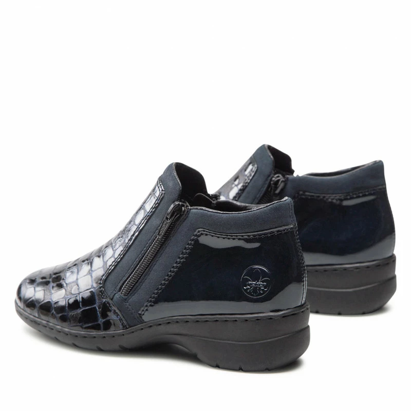 Botki RIEKER - L4382-14 Blau 5 Botki RIEKER - L4382-14 Blau - Image 3