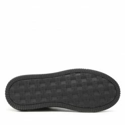 Trainers CALVIN KLEIN JEANS - Chunky Cupsole Laceup Lth Mono YM0YM00550 Triple Black BDS -Carinii Sales 04 0000301043577 pa