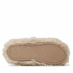 Slippers TOMMY HILFIGER - Sherpa Fur Home Slippers Strap FW0FW06576 Classic Beige ACI -Carinii Sales 04 0000301105817 rz