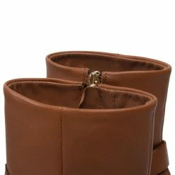 Ankle Boots TOMMY HILFIGER - Belt High Heel Boot FW0FW06768 Natural Cognac GTU -Carinii Sales 05 0000301110286 is