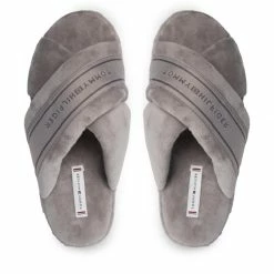 Slippers TOMMY HILFIGER - Comfy Home Slippers With Straps FW0FW06587 City Grey PKG 12 Slippers TOMMY HILFIGER - Comfy Home Slippers With Straps FW0FW06587 City Grey PKG -Carinii Sales 05 0000301105909 swa