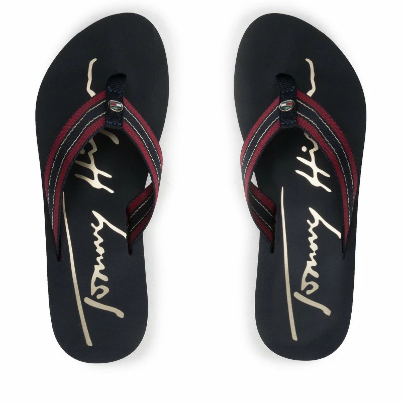 Flip Flops TOMMY HILFIGER - Mid Siganture Beach Sandal Wmn FW0FW06712 Desrt Sky DW5 7 Flip Flops TOMMY HILFIGER - Mid Siganture Beach Sandal Wmn FW0FW06712 Desrt Sky DW5 - Image 5