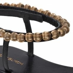 Sandals TORY BURCH - Capri Beaded Ankle Sandal 134975 Perfect Black 006 -Carinii Sales 06 0000301076155 mg