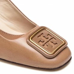 Sandals TORY BURCH - Georgia Slingback 70Mm 136335 Almond Flour 200 -Carinii Sales 06 0000301076179 rz