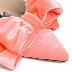 Sandals CUSTOMMADE - Alima Velvet 999620017 Mandarin Red 232 -Carinii Sales 06 0000301076803 rz