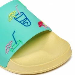 Slides HAPPY SOCKS - LND114-2000 Green -Carinii Sales 07 0000300280409 rz 1